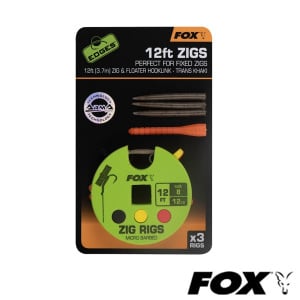 Fox Edges Ready Tied Zig Rigs